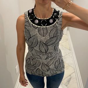 Tory Burch sleeveless beautiful classic top